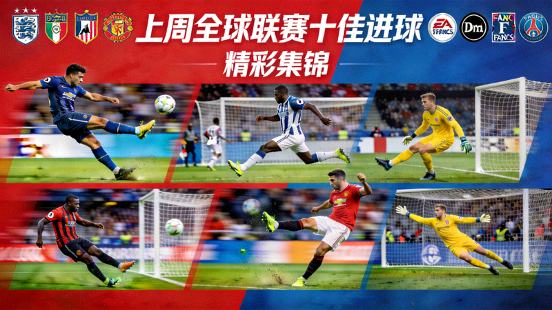 上周全球各大联赛十佳进球精彩集锦视频封面画面